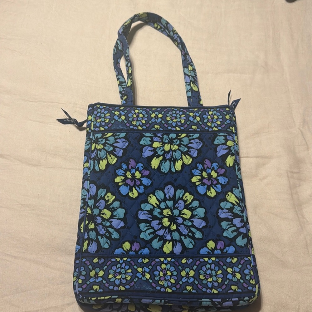 Vera Bradley Laptop Bag | Indigo Pop | Retired Color